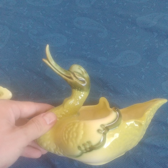 Vintage swan planters matching pair - Picture 6 of 8